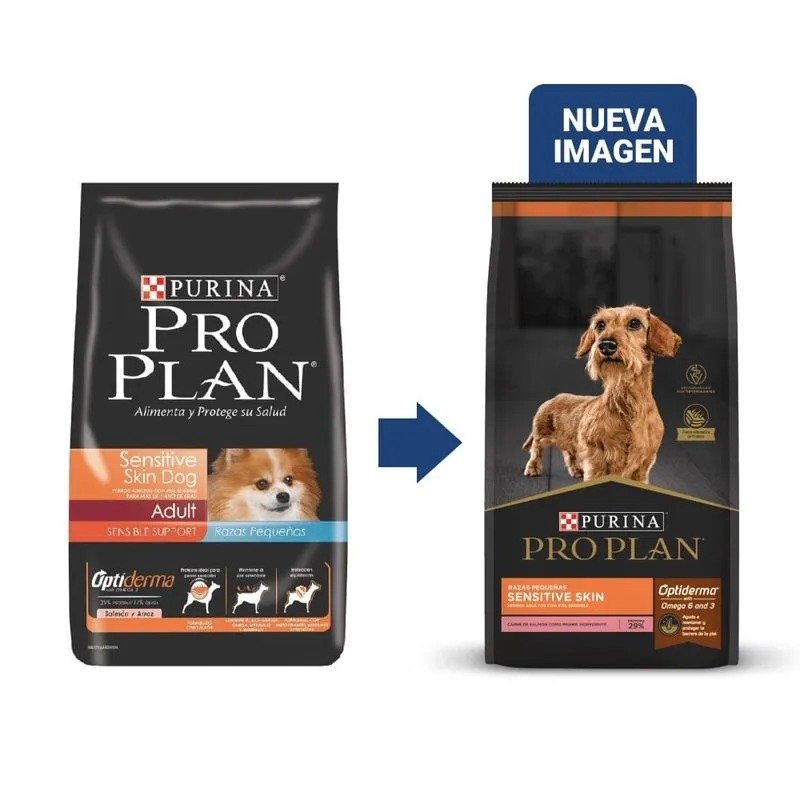 PROPLAN SENSITIVE SKIN PEQUEÑOS PAQUETE DE 3KG (Alimento) (Cuido)