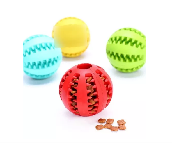 Juguete Interactivo Para Mascotas Pelota Porta Snacks (pelota con escape de comida)