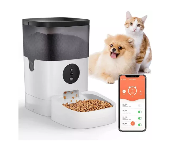 Comedero Dispensador Automático Para Perros Gatos App Voz (Alimentador)