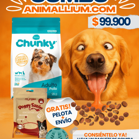 Combo Chunky 9kg + Sazonador + Pelota GRATIS | Envío Incluido